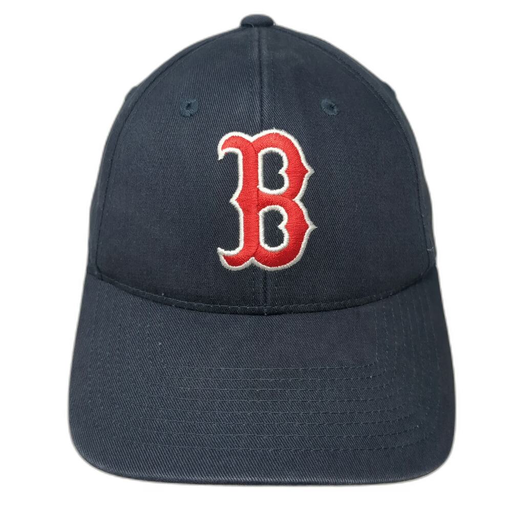 Boston Red Sox MLB Fan Favorite Baseball Cap Blue OSFM Strapback Gray Underbrim
